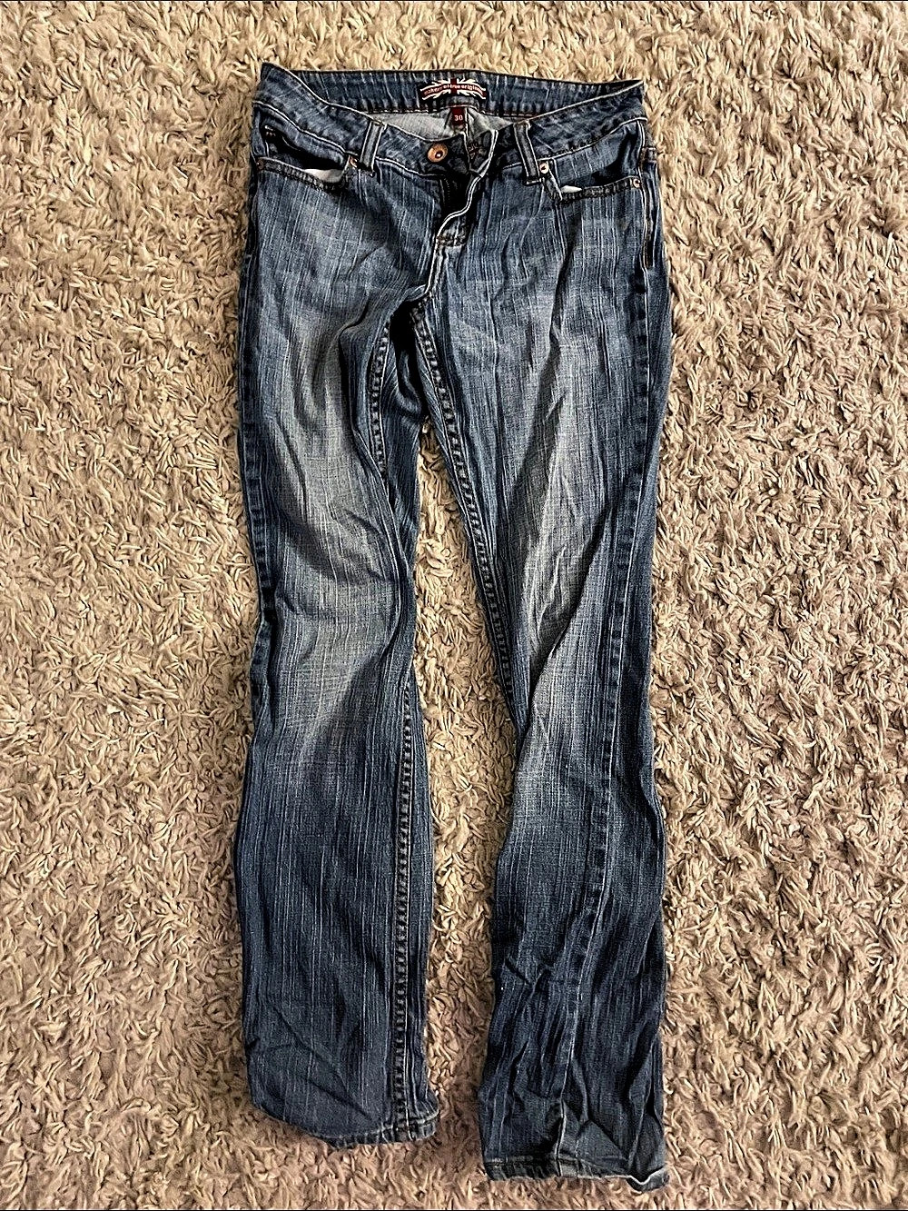makers of true originals Women's Boot Cut Jeans Waist 30 Blue